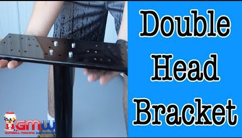 Attaching A Double Head Bracket To A Stand | Gumball Machine Warehouse