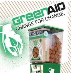 GreenAid Seed Bomb Dispensing Vending Machines Making the World a Greener Place | Gumball Machine Warehouse