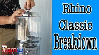 Removing Classic Gumball Machine From Stand | Gumball Machine Warehouse