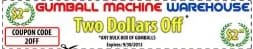 Save money with Coupon Codes! | Gumball Machine Warehouse