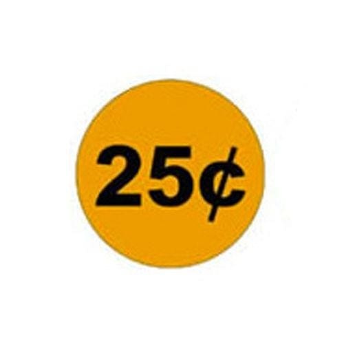 25 Cent Price Decal (Set Of 4) - Gumball Machine Warehouse