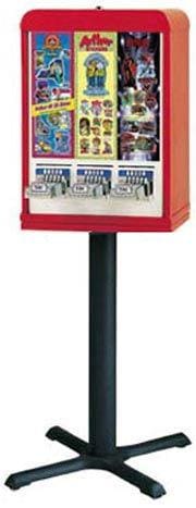 3 Column Sticker Machine - Gumball Machine Warehouse