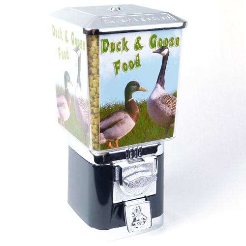 Coin Operated Duck And Goose Food Dispenser - Gumball Machine Warehouse