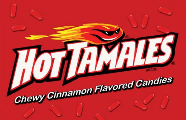 Hot Tamales Candy Machine Label - Gumball Machine Warehouse