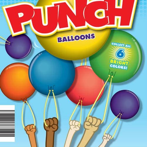 Punch Balloons Vending Toys In 1 Inch Toy Capsules - Gumball Machine Warehouse