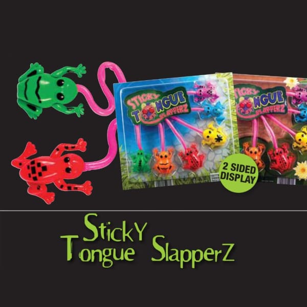 Sticky Tongue Slapperz In 2 Inch Toy Capsules - Gumball Machine Warehouse