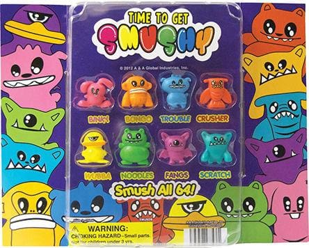 Time To Get Smushy Figurines In 2 Inch Toy Capsules - Gumball