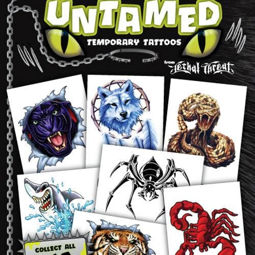 Untamed Tats By Lethal Threat Vending Tattoos In 1 Inch Toy Capsules - Gumball Machine Warehouse