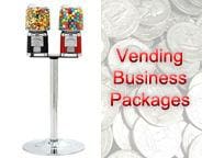 Double Classic Gumball Machine w/ Stand