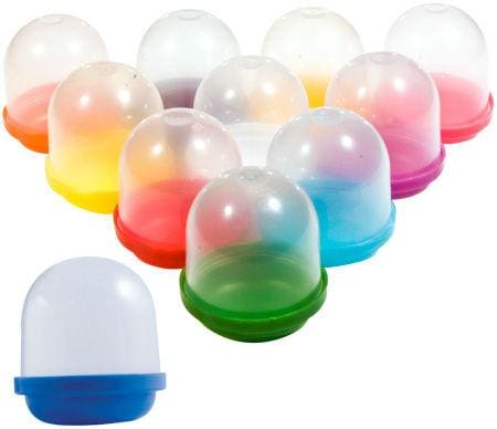 Vending Machine Capsules With Toys - 250 Pcs Of 1.1 Inch Tiny