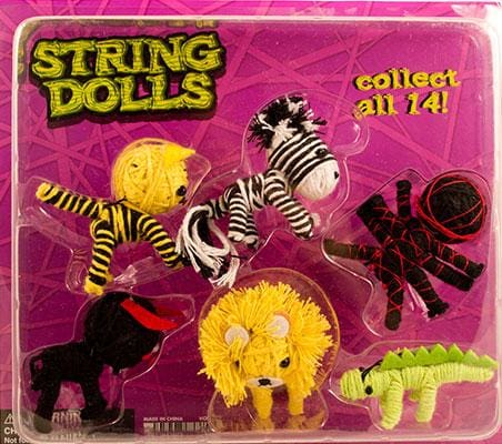 2 Animal String Dolls In 2 Inch Toy Capsules - Gumball Machine Warehouse