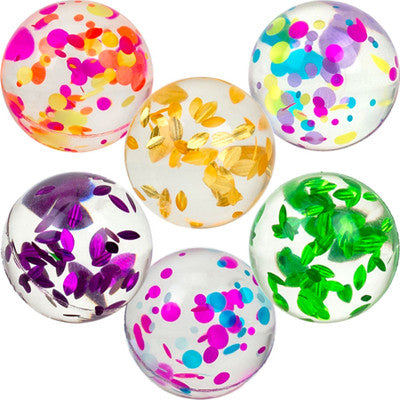 Confetti Bouncy Balls 32mm