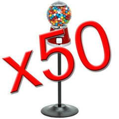 50 Original Bubble Gum Machines W/ Stands - Gumball Machine Warehouse