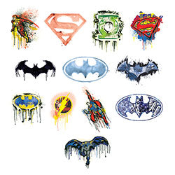 DC Comics Superhero Logo Tattoos