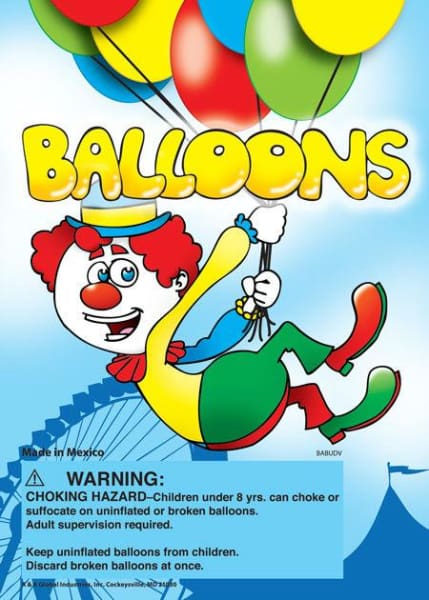 Balloons Vending Toys In 1 Inch Toy Capsules - Gumball Machine Warehouse