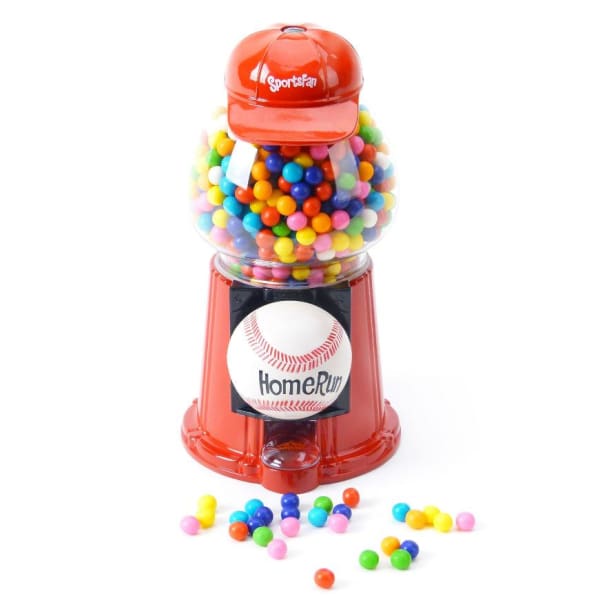 Baseball Sports Fan Gumball Machine - Gumball Machine Warehouse