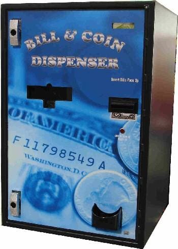Bill To Bill & Coin Dispenser - Gumball Machine Warehouse