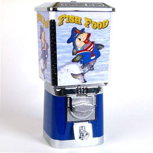 Coin Operated Fish Food Dispenser - Gumball Machine Warehouse