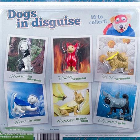 Dogs In Disguise Figurines In 2 Inch Toy Capsules - Gumball Machine Warehouse