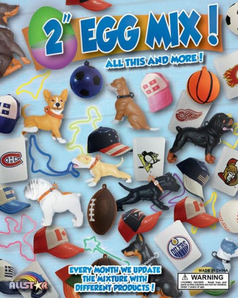 Egg Toy Mix In 2 Inch Egg Capsules - Gumball Machine Warehouse