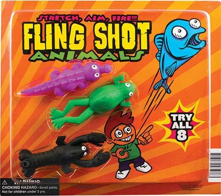 Fling Shot Animals In 2 Inch Toy Capsules - Gumball Machine Warehouse