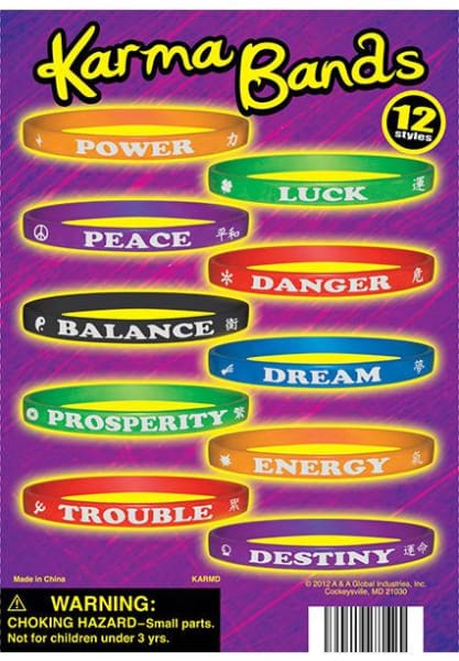 Karma Bands In 1 Inch Toy Capsules - Gumball Machine Warehouse