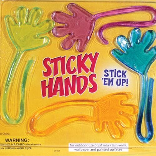 Large Sticky Hands Toys In 2 Inch Toy Capsules - Gumball Machine Warehouse