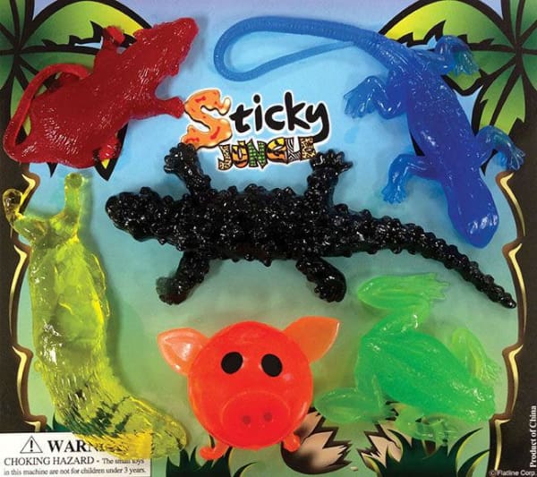 Mega Sticky Jungle Vending Toys In 2 Inch Capsules - Gumball Machine Warehouse