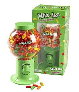 Mike And Ike Gum Dispenser - Gumball Machine Warehouse