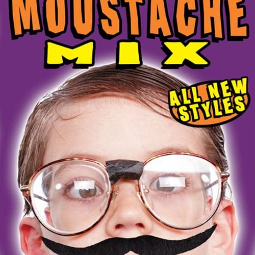 Moustache Mix Vending Toys In 1 Inch Toy Capsules - Gumball Machine Warehouse