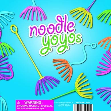 Noodle Yoyos In 2 Inch Toy Capsules - Gumball Machine Warehouse