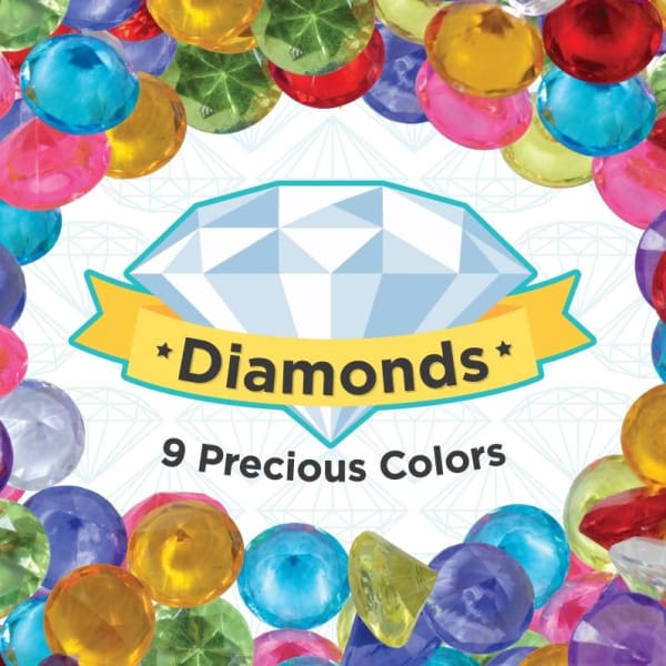 Plastic Diamonds In 1 Inch Capsules - Gumball Machine Warehouse