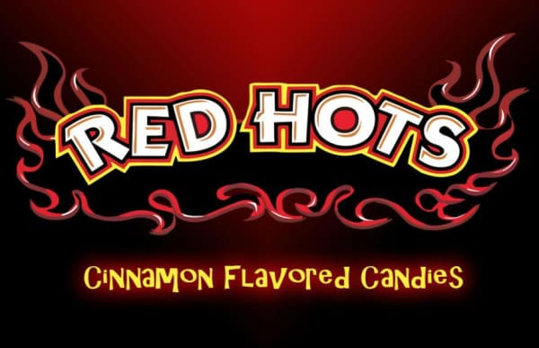 Red Hots Candy Machine Label - Gumball Machine Warehouse
