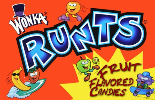 Runts Candy Machine Label - Gumball Machine Warehouse