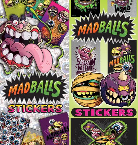 Madballs Vending Stickers