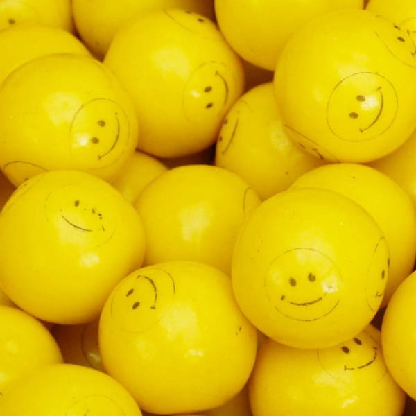 Smiley Face Gumballs (850 Count) - Gumball Machine Warehouse