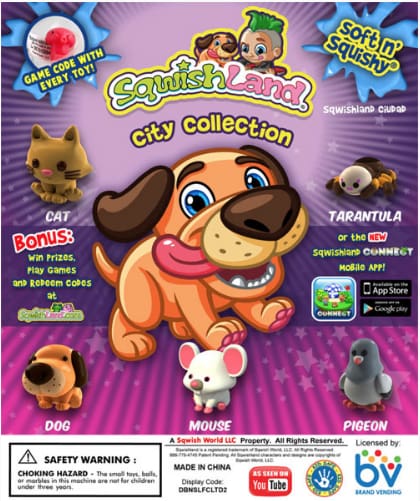 Sqwishland City 1 Inch Toy Capsules - Gumball Machine Warehouse