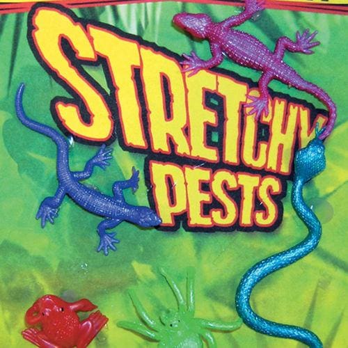 Stretchy Pests Vending Toys In 1 Inch Toy Capsules - Gumball Machine Warehouse