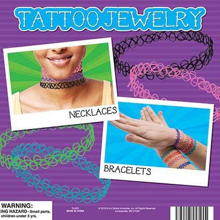 Tattoo Jewelry Collection In 2 Inch Capsules - Gumball Machine Warehouse