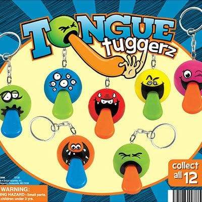 Tongue Tugger Keychains In 2 Inch Toy Capsules - Gumball Machine Warehouse