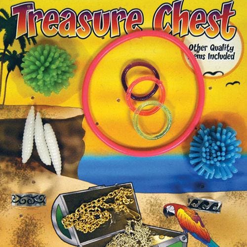 Treasure Chest Mixed Toys In 1 Inch Toy Capsules - Gumball Machine Warehouse