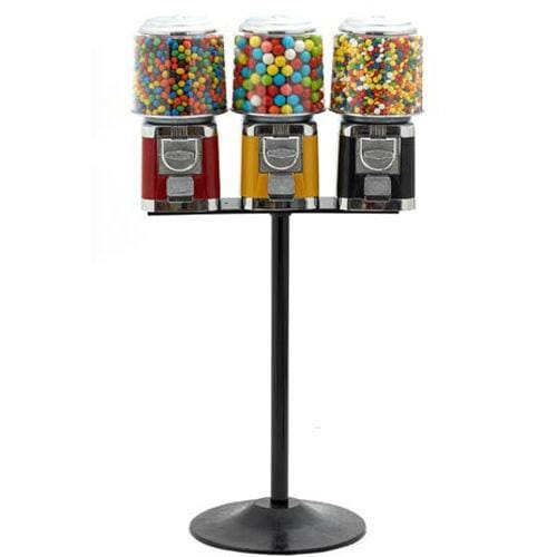 Triple All Metal Gumball Machines - Gumball Machine Warehouse