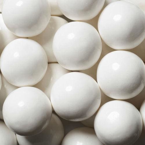 White Decorator Gumballs (700 Count) - Gumball Machine Warehouse